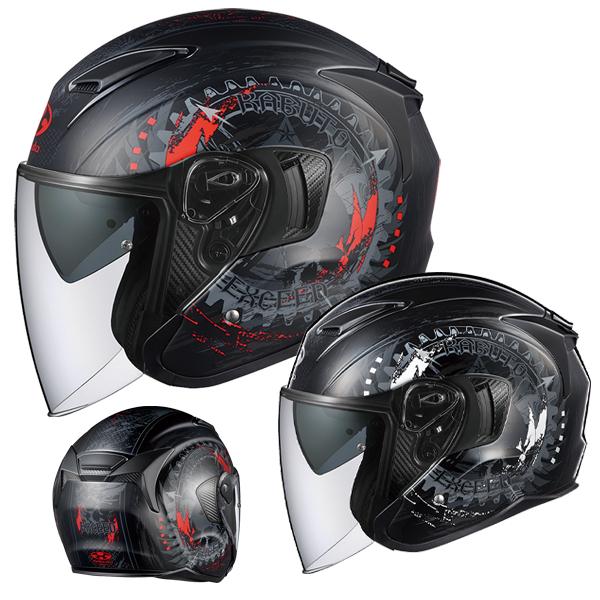 OGKカブトEXCEED バイク ヘルメット ジェット　未使用に近い美品 EXCEED OGK KABUTO DARKNESS （エクシード ダークネス） ジェット