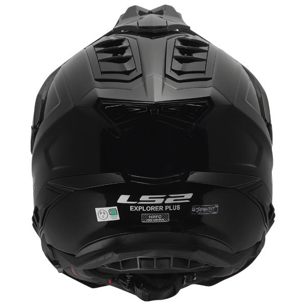 LS2 ブラック フルフェイスヘルメット LS2 HELMETS LS2 EXPLORER PLUS F アドベンチャーヘルメット JAPAN FIT