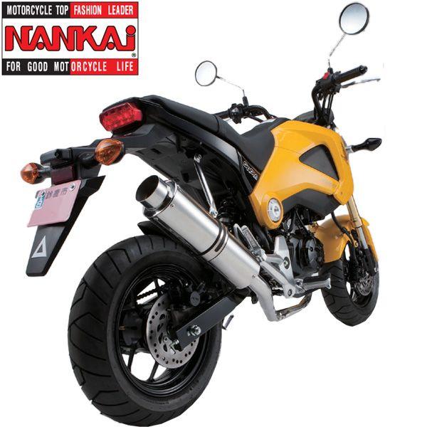 ナンカイ GM-02J GROM パワーコンプマフラー タイプ2J（ダウンタイプ）｜motostyle