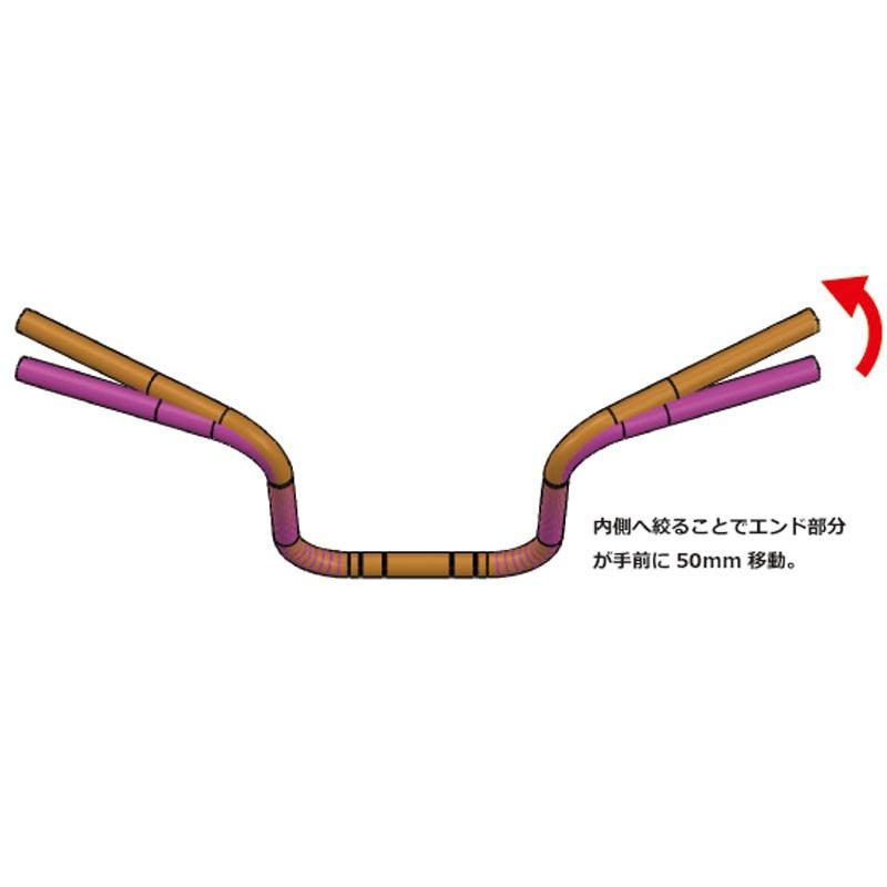 KIJIMA（キジマ） HD-04661 フィフティーバーハンドル 50mmバック FXBB