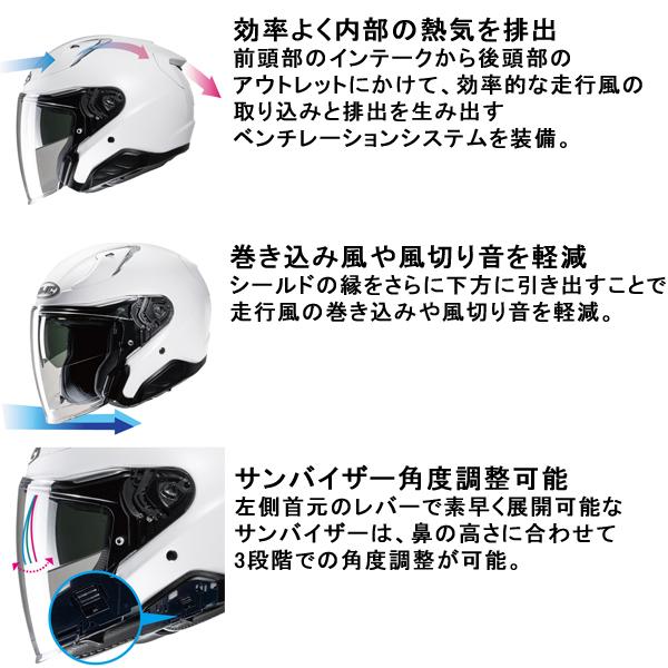 HJC HJC HJH245 RPHA31 ジェットヘルメット ソリッド MATTE-BLACK