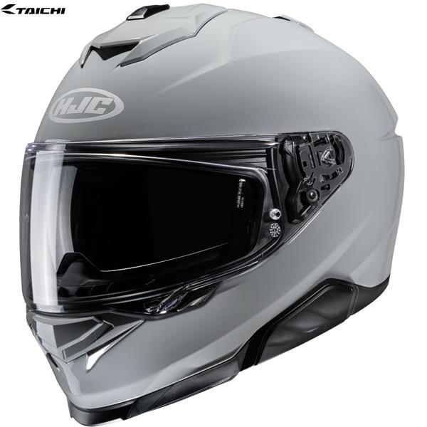 HJC HJC HJH247 i71 フルフェイスヘルメット ソリッド GRAY : 二輪用品
