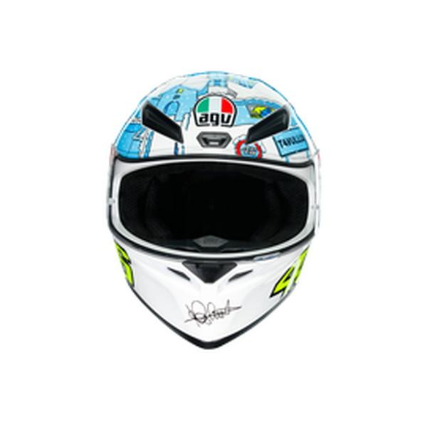 AGV K1 フルフェイスヘルメット WINTER TEST AGV AGV K1 020-ROSSI WINTER TEST 2017 フルフェイスヘルメット