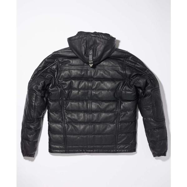 カドヤ カドヤ(KADOYA) バイク用 ジャケットDH LEATHER DOWN ブラック 