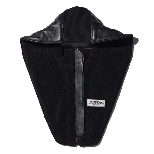 Kネックウォーマー カドヤ（KADOYA） K'S LEATHER (ケーズレザー) バイク用 レザーネック