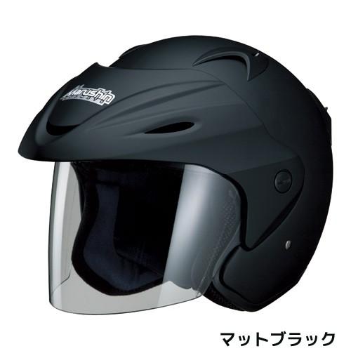 マルシン工業　ジェットヘルメット　マットブラック マルシン(Marushin) バイクヘルメット ジェット SAFIT MSー340