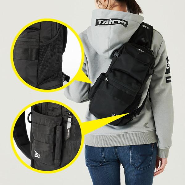 TAICHI RSタイチ NEB009 SLING BODY BAG ボディバッグ BLACK : 二輪