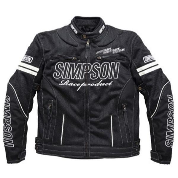 SIMPSON(シンプソン) NSM-2201 Mesh Jacket メッシュジャケット ホワイト :NSM-2201WH:二輪用品店