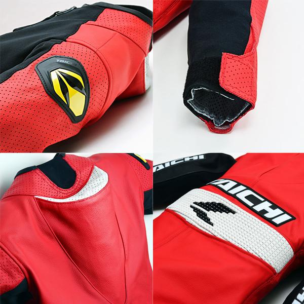 RS TAICHI（RSタイチ） NXL022 J-022 キッズ レザースーツ REDの画像