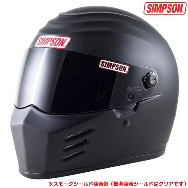 シンプソン アウトロー（マットブラック） バイク用フルフェイスヘルメット SIMPSON OUTLAW