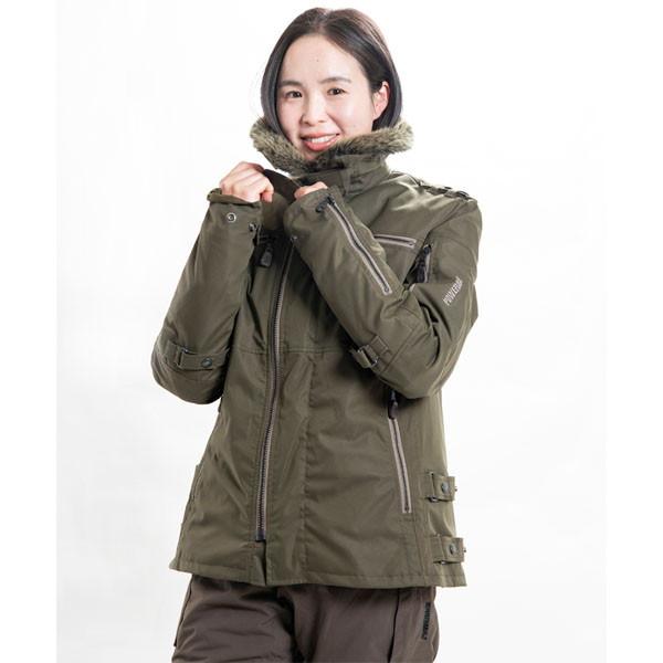 POWERAGE FURライダース オリーブグリーン L 中古 パワーエイジ