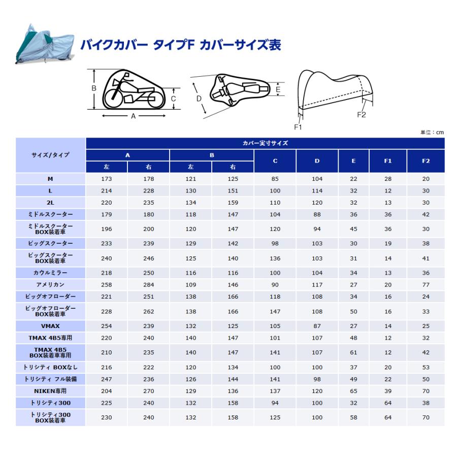 ワイズギア ヤマハ（ワイズギア） バイクカバー Fタイプ （2025） L 