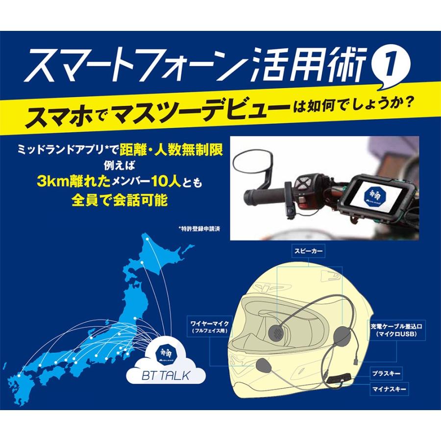 MIDLAND（ミッドランド） BT GO UNI ユニバーサル Bluetooth インター