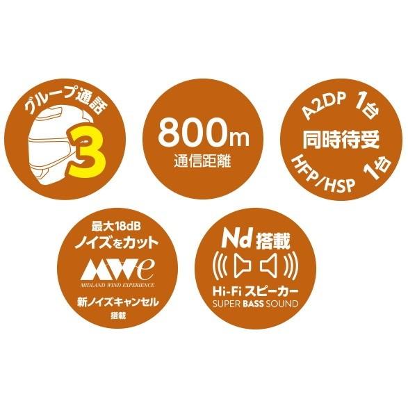 MIDLAND BTX1 PRO S ツイン Bluetoothインカム 8011869203046 : 二輪