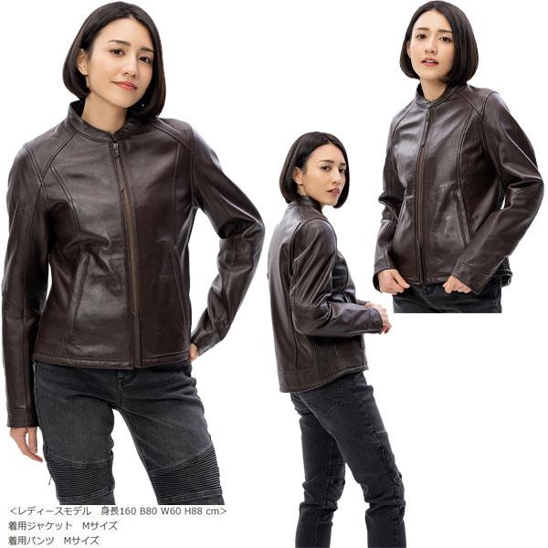 J-AMBLE (J-アンブル) ROL17 シングルレザージャケット ブラウン