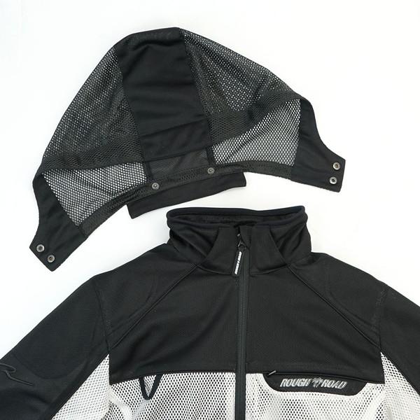 ラフ＆ロード RR7352 ダイレクトエアメッシュパーカーFP (プラチナ