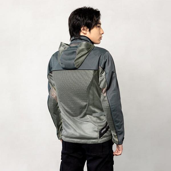 ラフ＆ロード RR7352 ダイレクトエアメッシュパーカーFP (プラチナ