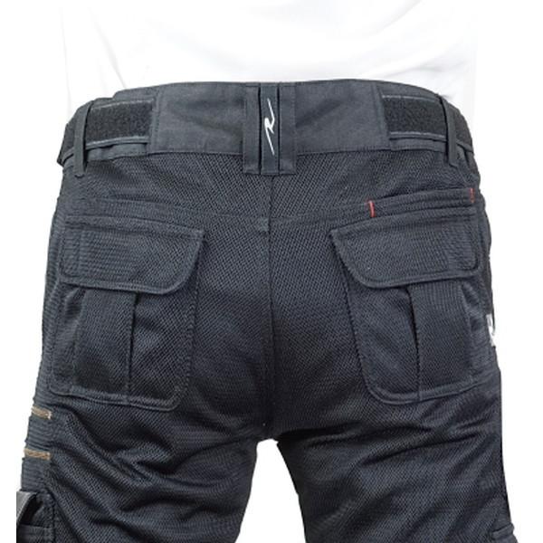 ROUGH&ROAD バイカーZIPメッシュパンツ ラフ＆ロード RR7516LF バイカーZIPメッシュパンツ ルーズフィット