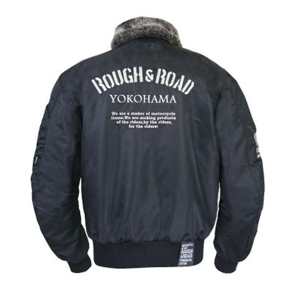 ラフ＆ロード RR7690 B-15R ボアウインタージャケットFP（ブラック 