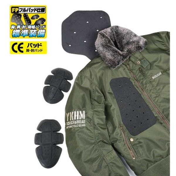 ラフ＆ロード RR7690 B-15R ボアウインタージャケットFP（ブラック