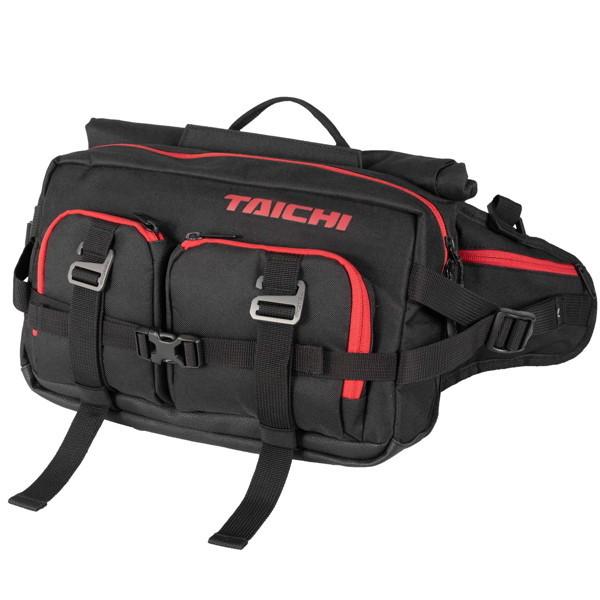RS タイチ　3WAY ヒップバッグ　　RSB287 TAICHI RSタイチ RSB287 WP ヒップバック（L） BLACK/RED : 二輪用品