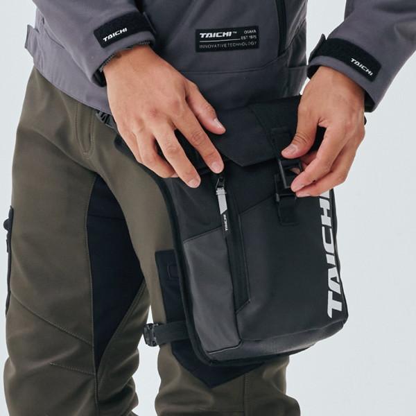 TAICHI RSタイチ RSB288 WP レッグ ポーチ BLACK : 二輪用品店