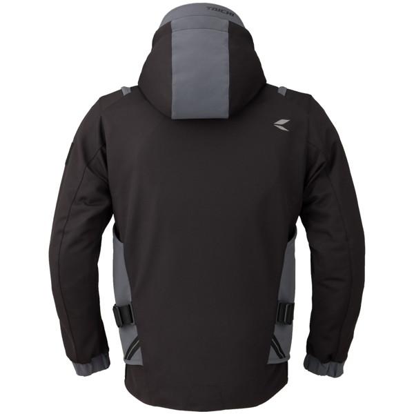 TAICHI RSタイチ RSJ347 オーバーラップ メッシュパーカ BLACK