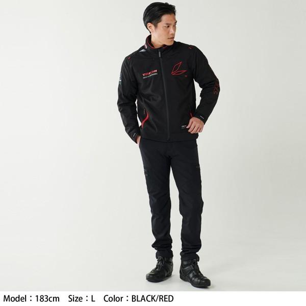 RSタイチ RSJ725 レーサー オールシーズンジャケット バイク用ジャケット BLACK/RED｜motostyle｜07