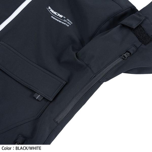 TAICHI RSタイチ RSJ732 ソフトシェル フーディ BLACK : 二輪