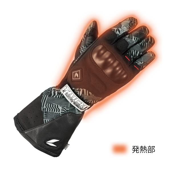 TAICHI RSタイチ RST651 e-HEAT 電熱 アーバングローブ ZEBRA BLACK