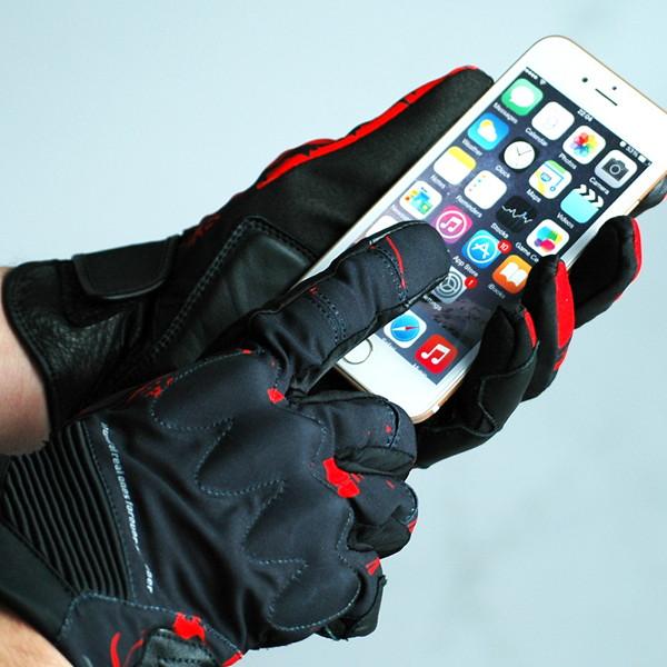 NANKAI（ナンカイ） SDG-7057 CEエアライドグローブ レッド : 二輪用品