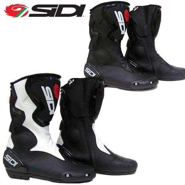 SIDI レーシングブーツ ブラック/ホワイト SIDI（シディ） FUSION フュージョン レーシングブーツ : 二輪用品店
