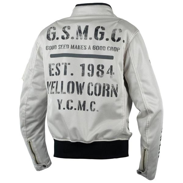 YELLOW CORN バイクジャケット アイボリー YeLLOW CORN（イエローコーン） SJ-6107 メッシュジャケット
