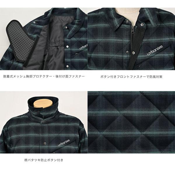 J-AMBLE UNJ-119 プロテクションキルティングシャツジャケット
