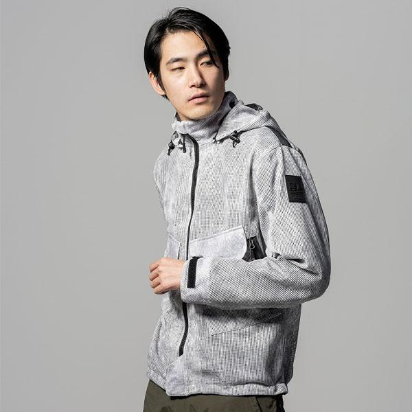 J-AMBLE UNJ134 2Pメッシュジャケット urbanism WHITE : 二輪用品店