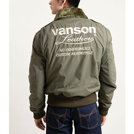 VANSON ウインター ナイロンジャケット(カーキ) VS19110W VANSON ウインター ナイロンジャケット(カーキ) VS19110W