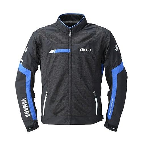 YAMAHA バイクジャケット TAICHI 黒/青 ワイズギア ヤマハ×RS TAICHI クロスオーバー メッシュジャケット