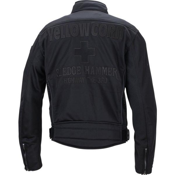 イエローコーン YB-2101 メッシュジャケット Mesh Jaket BK/BK : 二輪