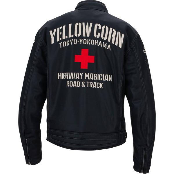 イエローコーン YB-2121 メッシュジャケット Mesh Jaket BK : 二輪用品