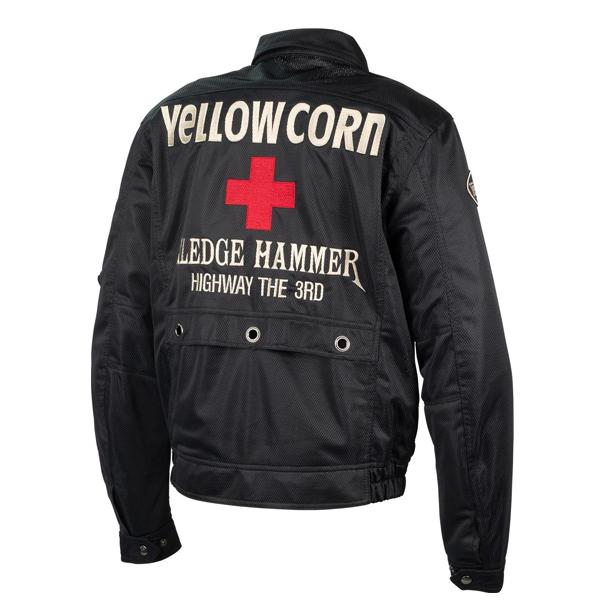 YELLOW CORN（イエローコーン） YB-5100 メッシュジャケット ブラック