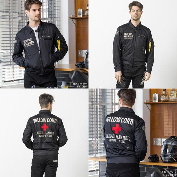 YELLOW CORN（イエローコーン） YB-5100 メッシュジャケット ブラック
