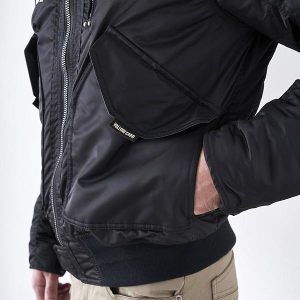 YeLLOW CORN（イエローコーン） YB-2302 ウインタージャケット BK/IV