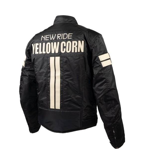 特価 YELLOW CORN ライディングジャケット YB-2306 防寒防風 YeLLOW CORN（イエローコーン） YB-2306 ウインタージャケット BK/IV