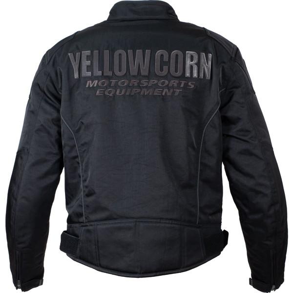 送料込●YELLOW CORN RACING ジャケットBB-3303 数回使用 YeLLOW CORN（イエローコーン） YB-3303 ウインタージャケット BK/GM