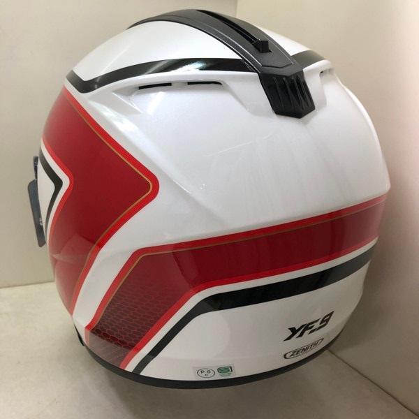 YF−9 ゼニス　ヘルメット　YAMAHA スポーツストライプ　レッド　Lサイズ ワイズギア ヤマハ YF-9 ゼニス ピンストライプ YAMAHA ZENITH