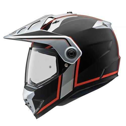 【女性オーナー】ゼニス YX-6 ZENITH オフロードヘルメット LサイズF ワイズギア YAMAHA（ヤマハ） YX-6 ZENITH Graphic（GF-01 オレンジ