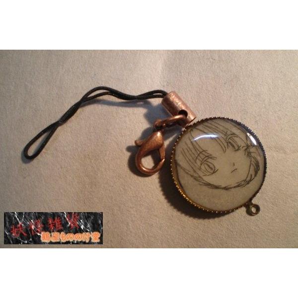 きつねさんストラップ  ストラップ | ご当地妖怪雑貨屋鶴屋もののけ堂 オリジナル | きつね 手作り |  | 01