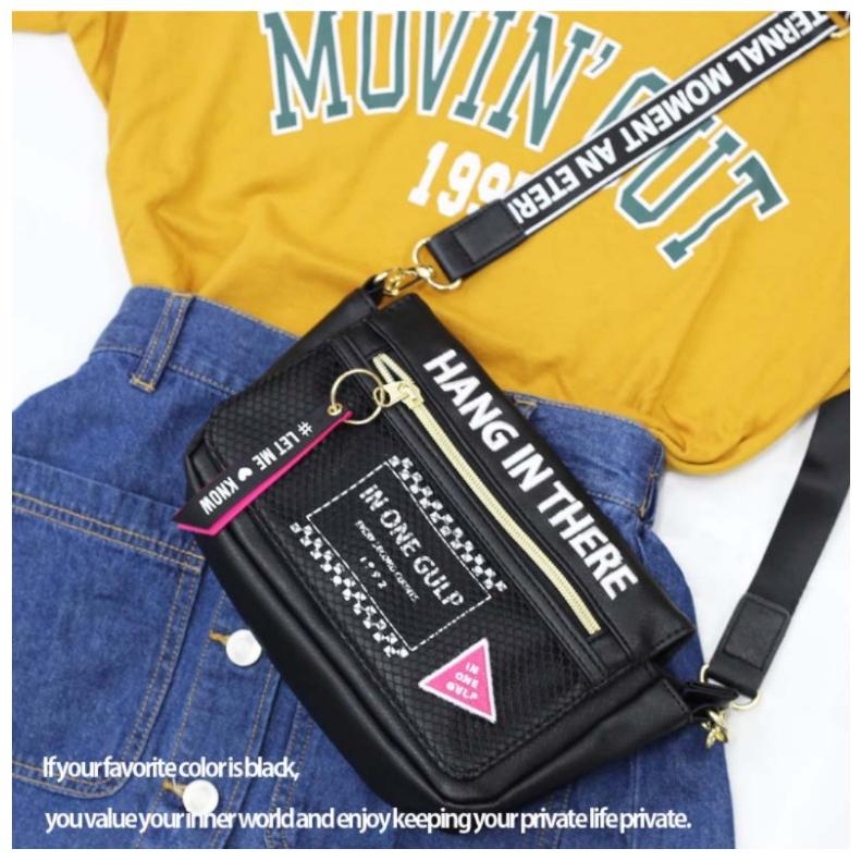 ショルダーバッグ ロゴメッシュショルダー バッグ キッズ 小学生 テープロゴ 韓国 ファッション | ブランド登録なし | 11