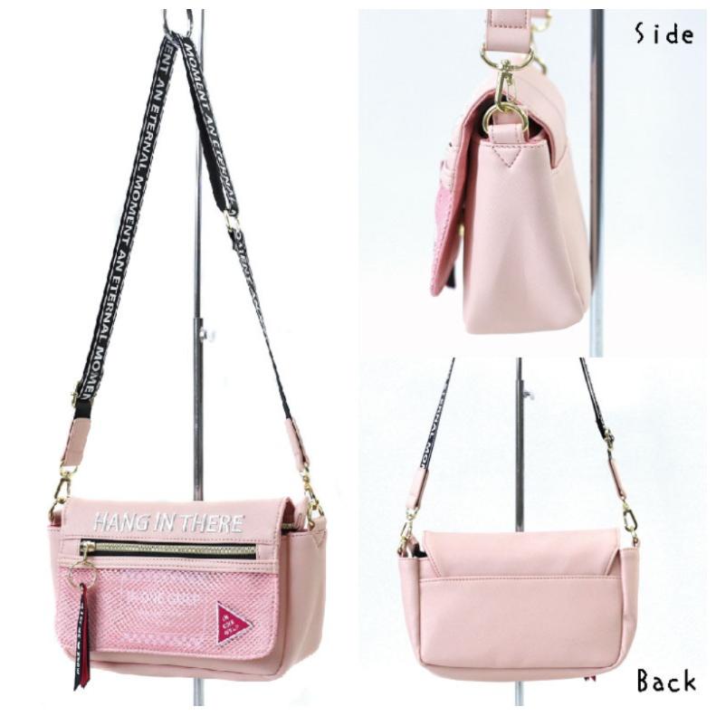 ショルダーバッグ ロゴメッシュショルダー バッグ キッズ 小学生 テープロゴ 韓国 ファッション | ブランド登録なし | 13