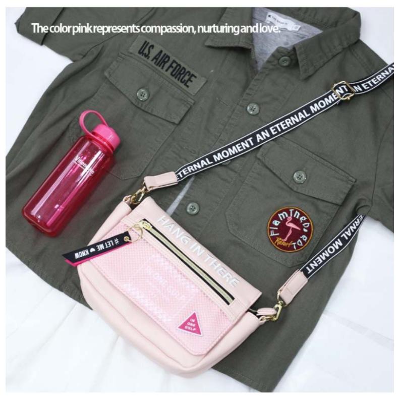 ショルダーバッグ ロゴメッシュショルダー バッグ キッズ 小学生 テープロゴ 韓国 ファッション | ブランド登録なし | 14